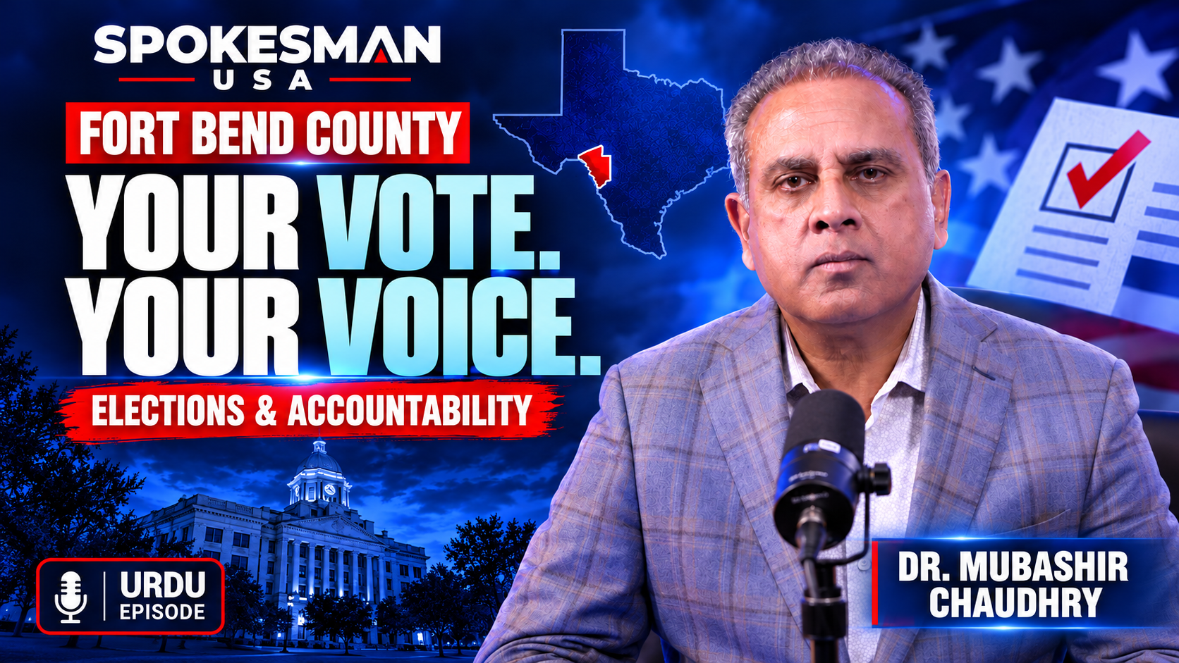 Fort Bend County Elections: Your Vote, Your Voice | Spokesman USA (Urdu)